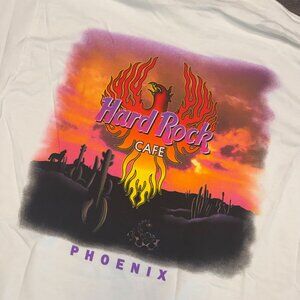 Vintage NWT Hard Rock Cafe Phoenix T-Shirt Graphic Tee 90s Desert Men Sz Medium